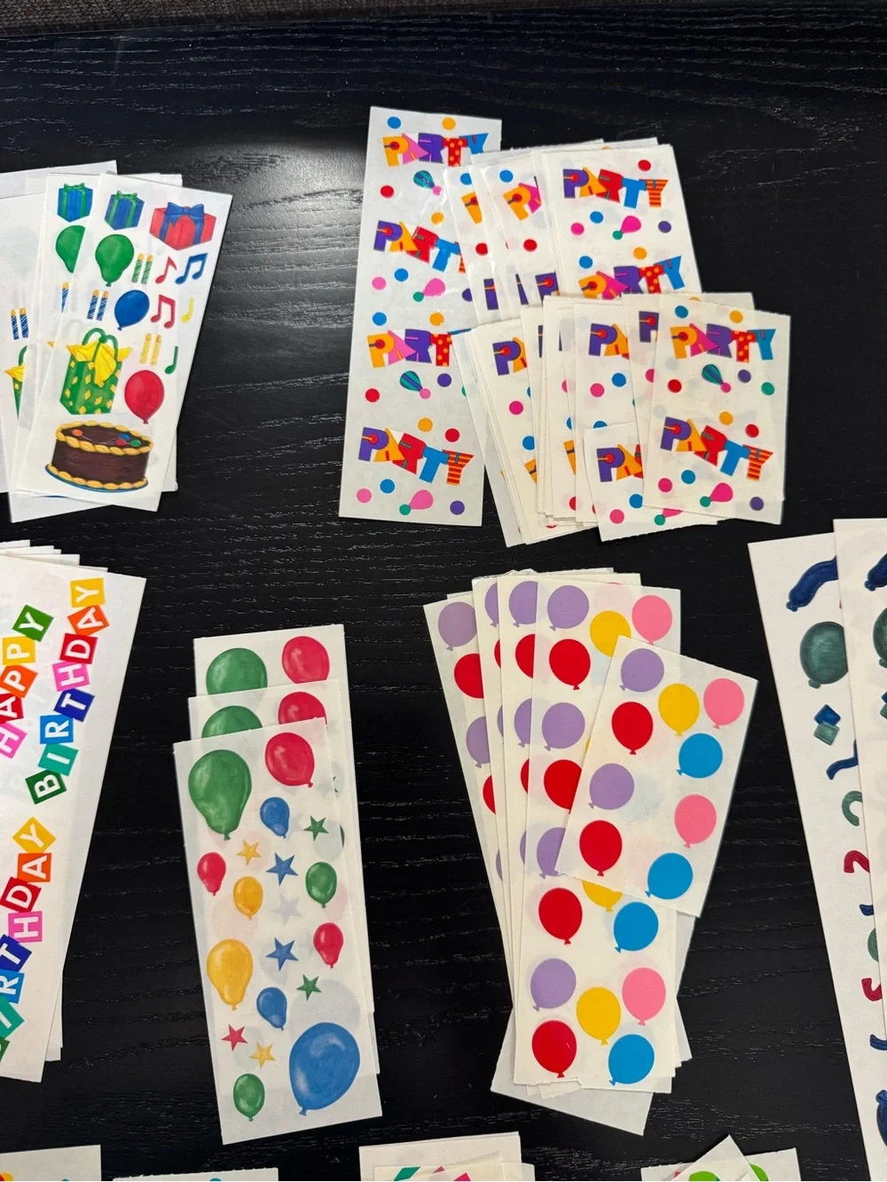 Creative Memories 90+ Sticker Lot Scrapbook Celebrate-Birthdays-Cake-Balloons - Picture 6 of 10